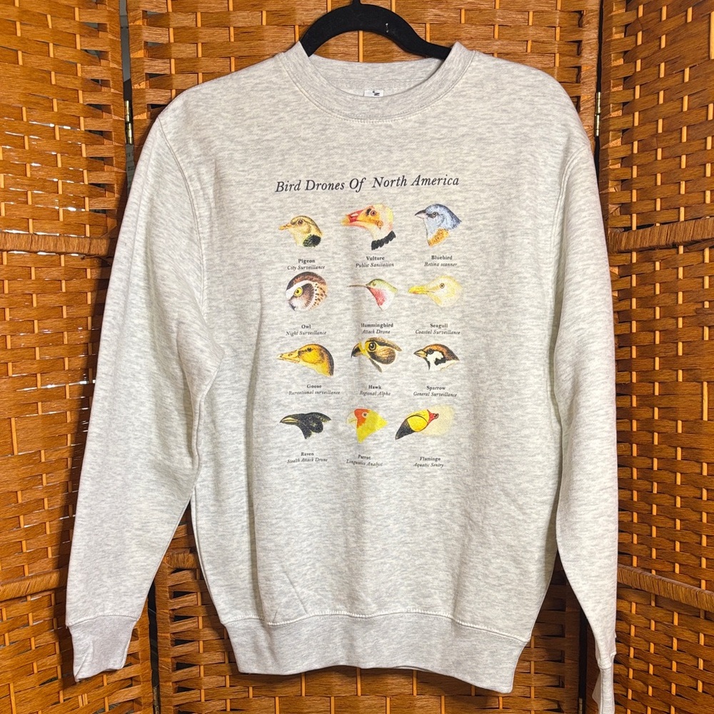 💰💰 Bird Drones of North America Gray Sweatshirt
